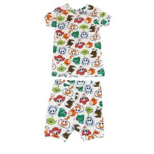 Gap/Pixar Disney Toy Story Unisex 100% Organic Cotton PJ Short Set Size 5 EUC